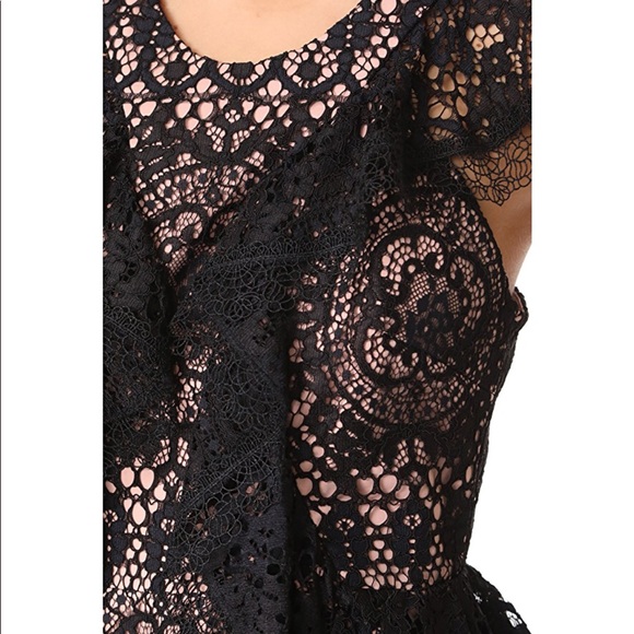 NWOT Alexis Black Lace Top - Picture 5 of 5